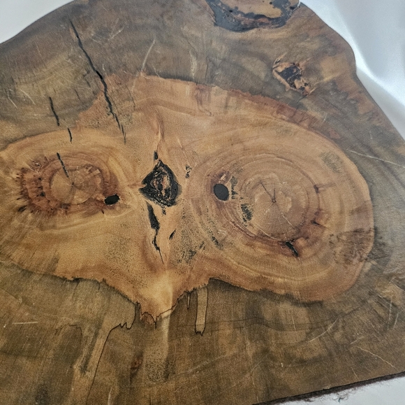 Large Vintage Handcrafted Wood Puzzle Heart Jewelry Box Folk Art Rustic Carved - Picture 7 of 15